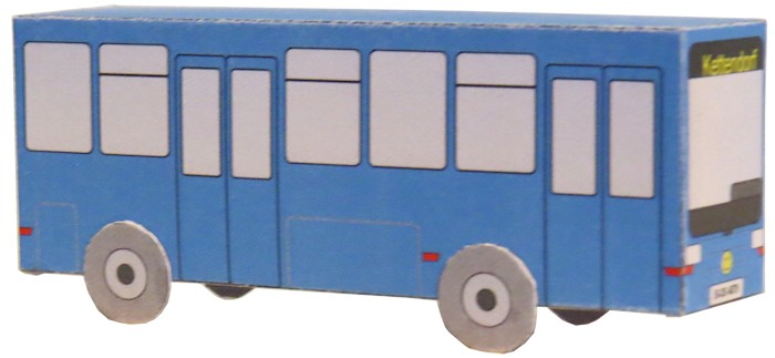 Bastelbogen 341b Bus 341b